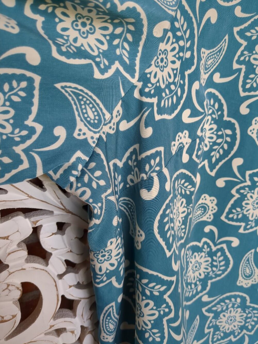 Vintage Boho Style Oversized Tunic Top or Midi Dress - Picture 5 of 10